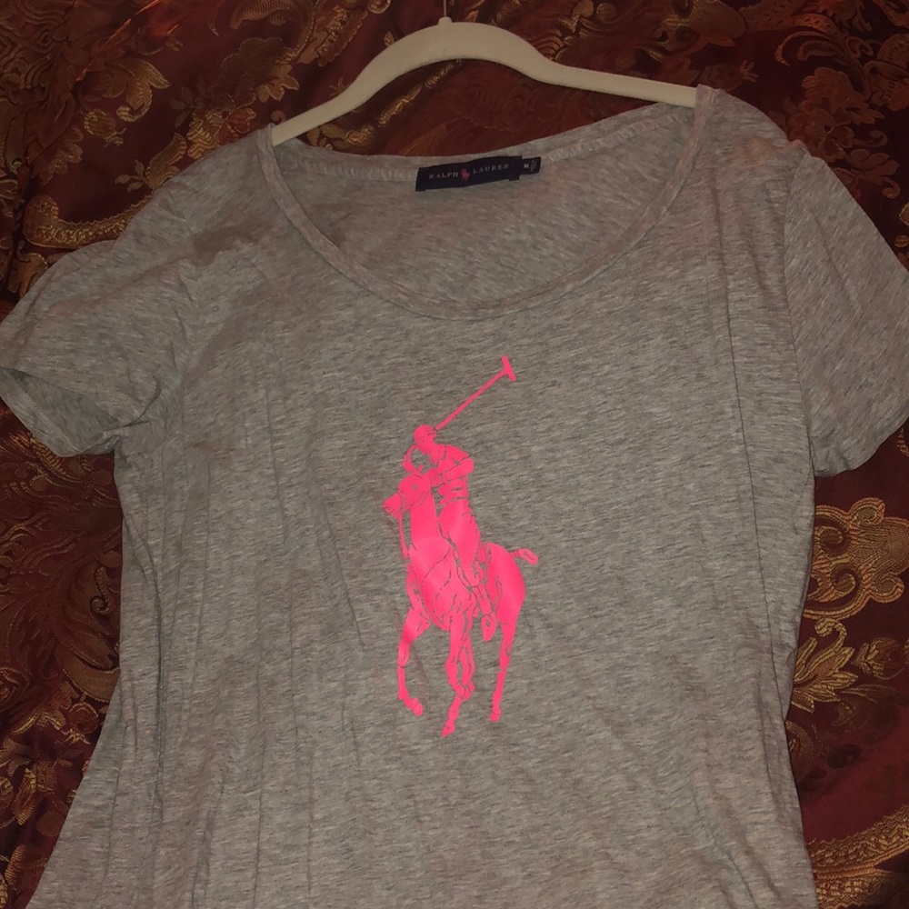 Ralph Lauren Pink Pony Top